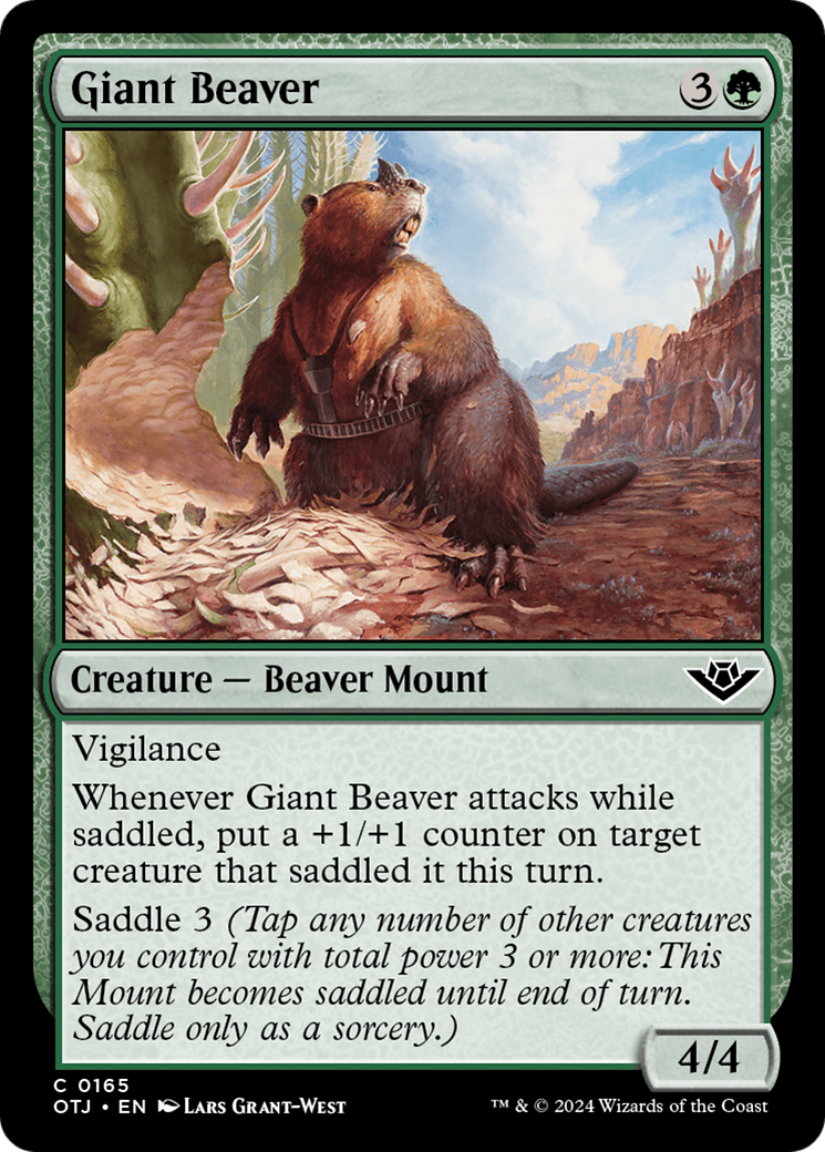 Giant Beaver [Outlaws of Thunder Junction] | Webway Games