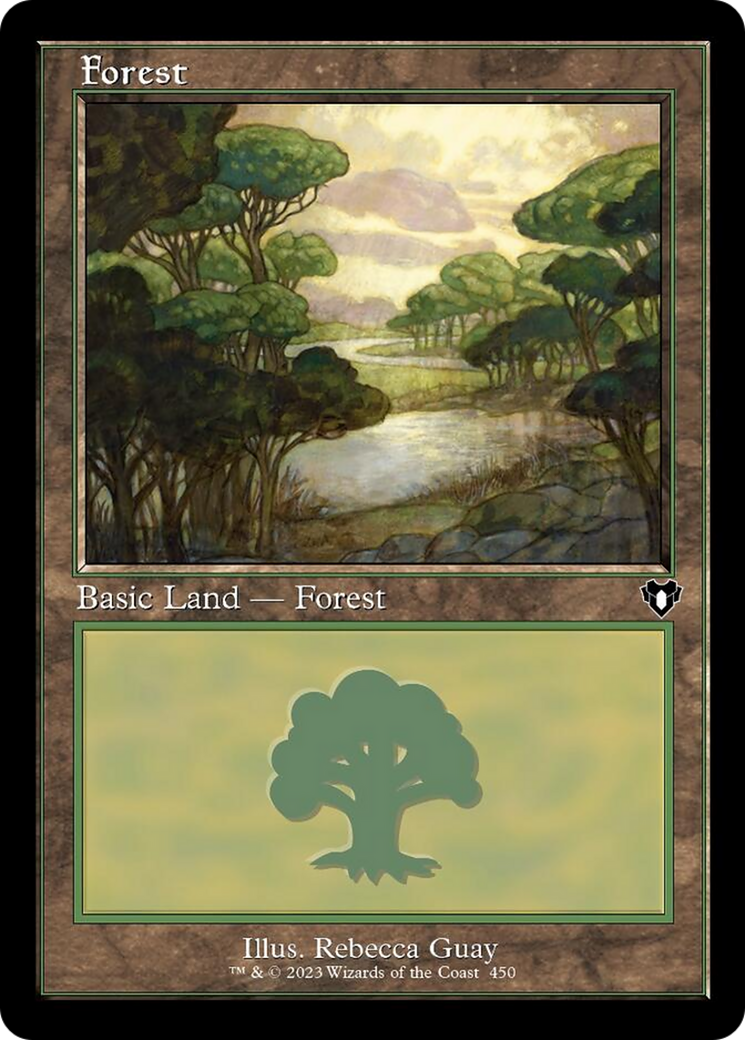 Forest (450) (Retro) [Commander Masters] | Webway Games