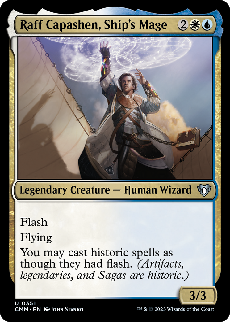 Raff Capashen, Ship's Mage [Commander Masters] | Webway Games