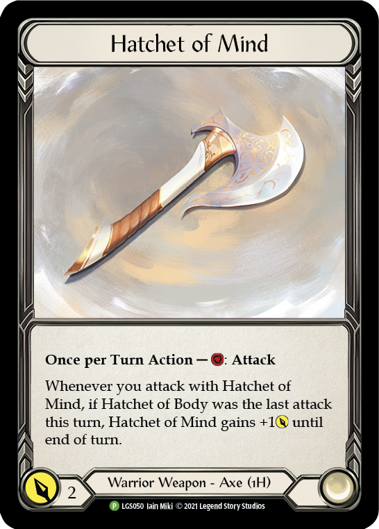 Hatchet of Mind [LGS050] (Promo)  Cold Foil | Webway Games