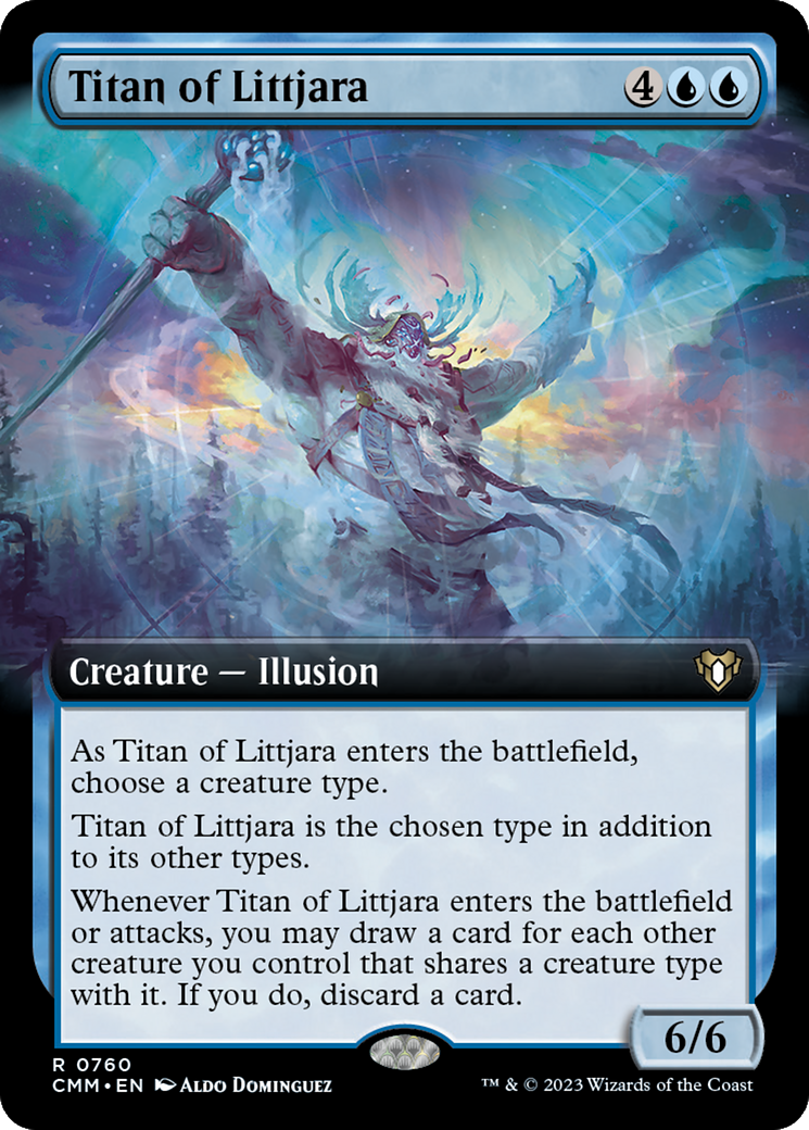 Titan of Littjara (Extended Art) [Commander Masters] | Webway Games