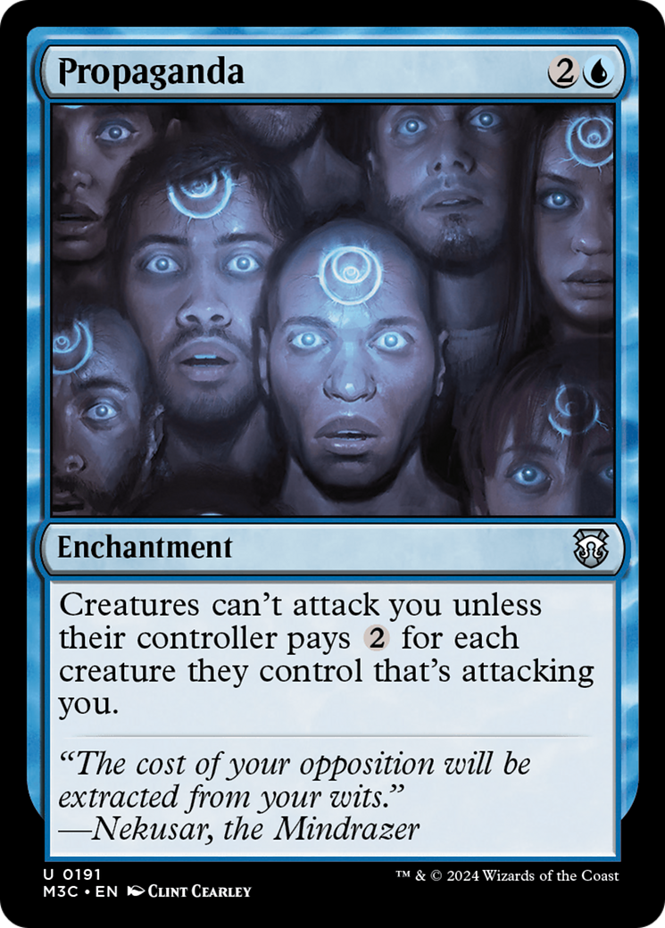 Propaganda (Ripple Foil) [Modern Horizons 3 Commander] | Webway Games
