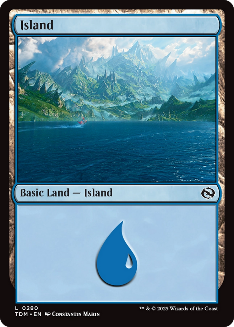 Island (0280) [Tarkir: Dragonstorm] | Webway Games