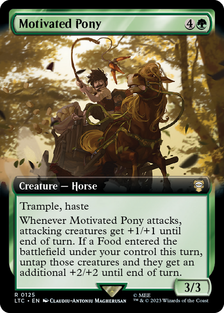 Motivated Pony (Extended Art) [The Lord of the Rings: Tales of Middle-Earth Commander] | Webway Games