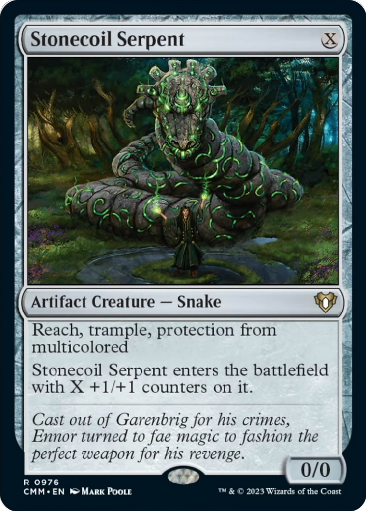 Stonecoil Serpent [Commander Masters] | Webway Games