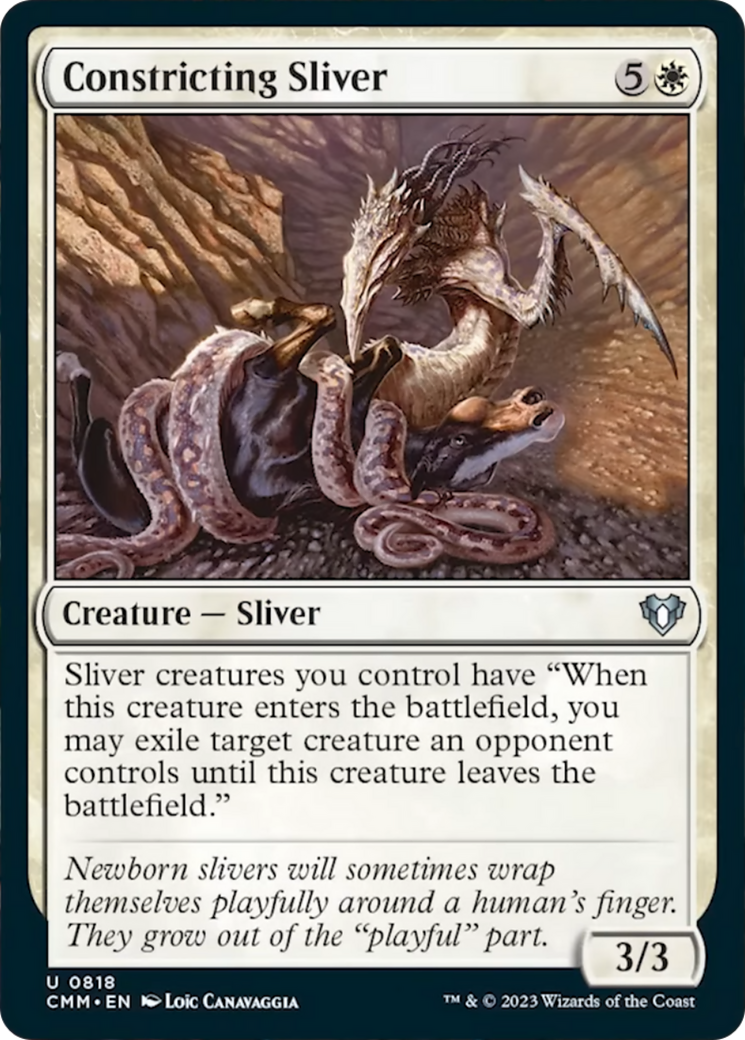 Constricting Sliver [Commander Masters] | Webway Games