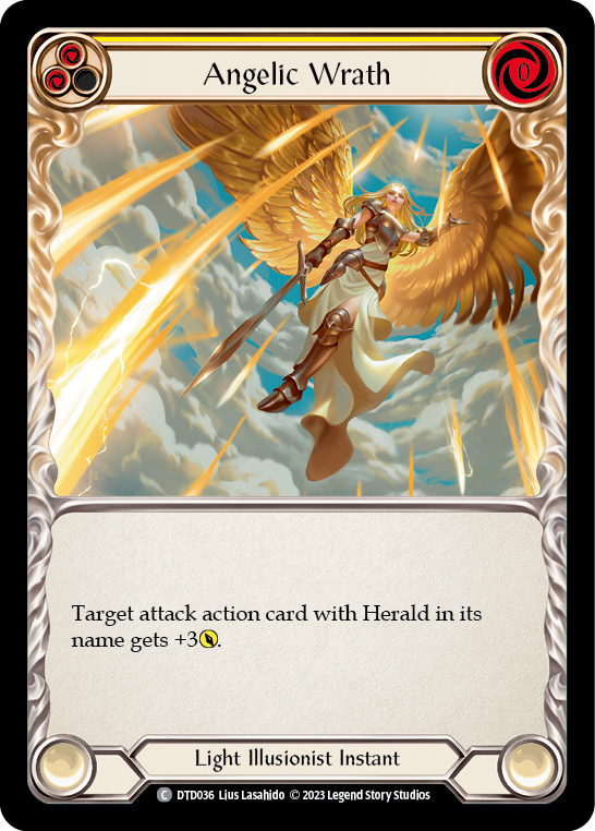 Angelic Wrath (Yellow) [DTD036] (Dusk Till Dawn) | Webway Games
