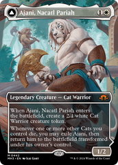 Ajani, Nacatl Pariah // Ajani, Nacatl Avenger (Borderless) [Modern Horizons 3] | Webway Games