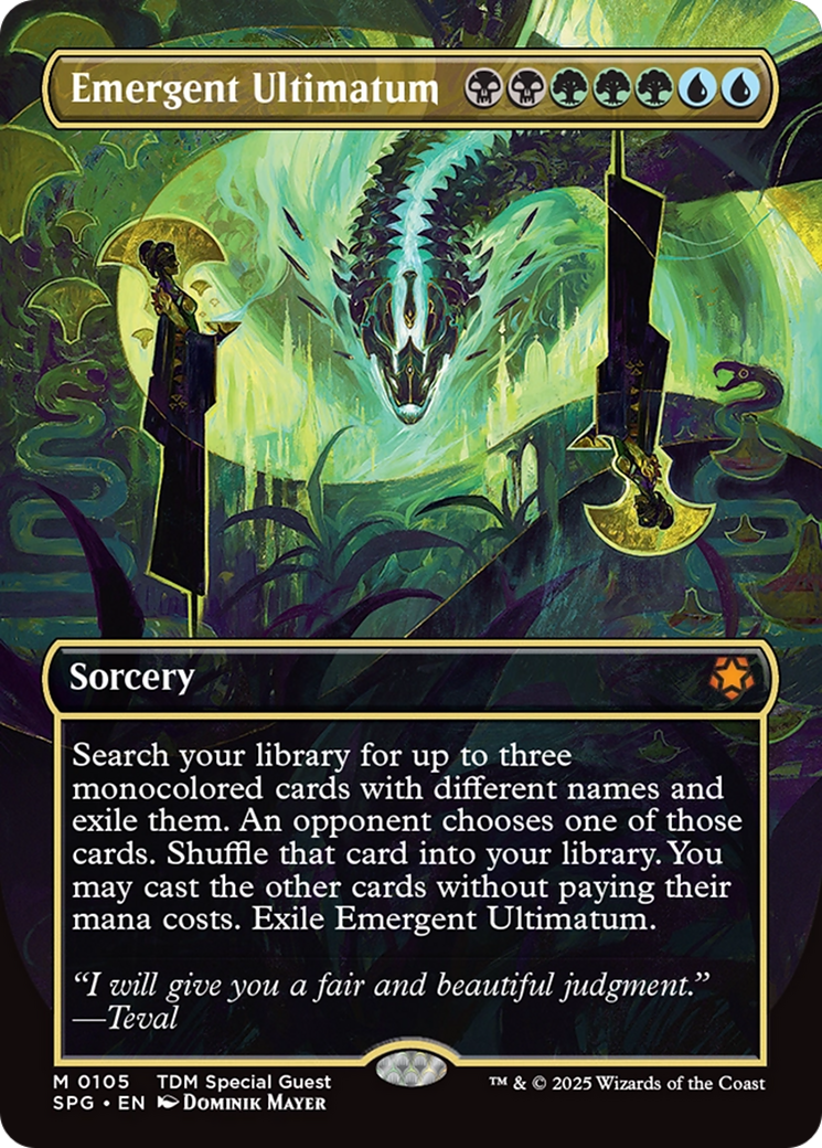 Emergent Ultimatum (Borderless) [Tarkir: Dragonstorm Special Guests] | Webway Games