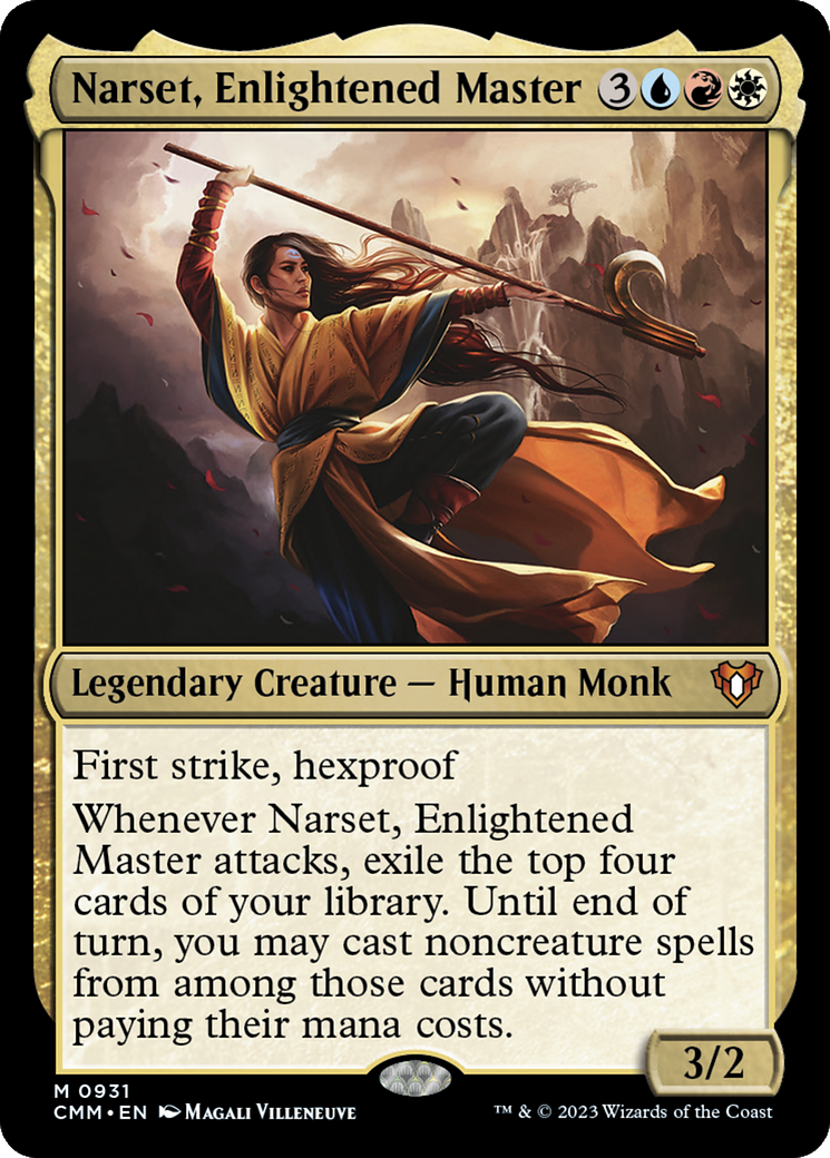 Narset, Enlightened Master [Commander Masters] | Webway Games
