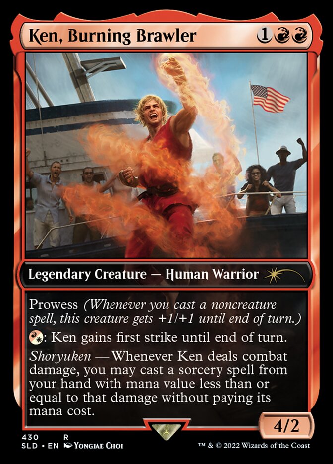 Ken, Burning Brawler [Secret Lair Drop Series] | Webway Games