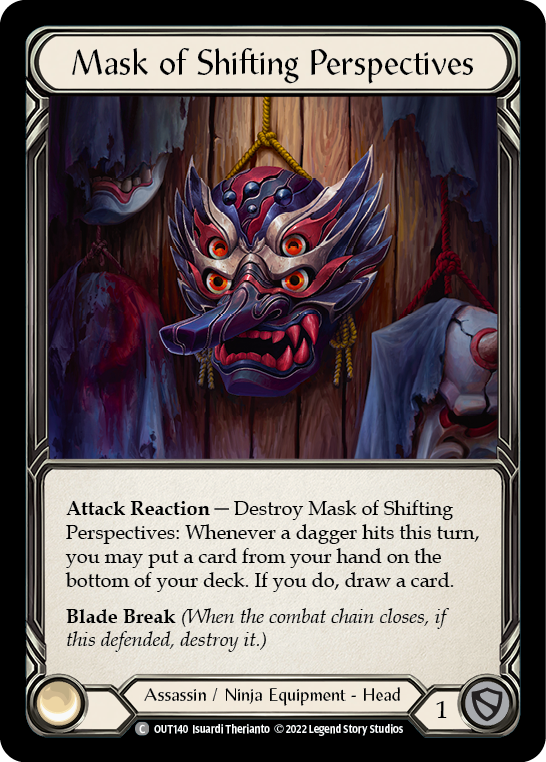 Mask of Shifting Perspectives [OUT140] (Outsiders)  Cold Foil | Webway Games