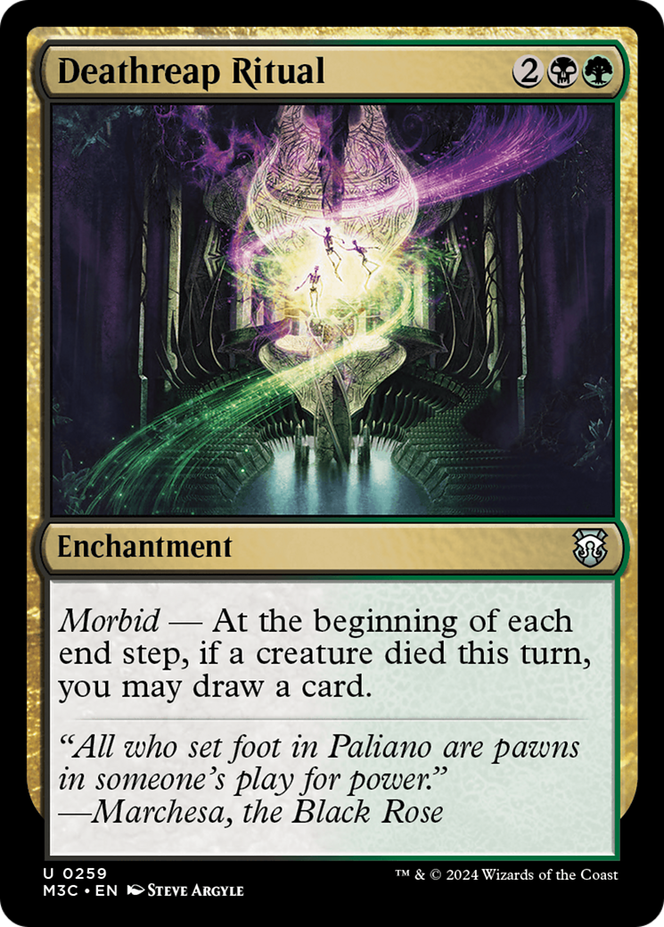 Deathreap Ritual (Ripple Foil) [Modern Horizons 3 Commander] | Webway Games