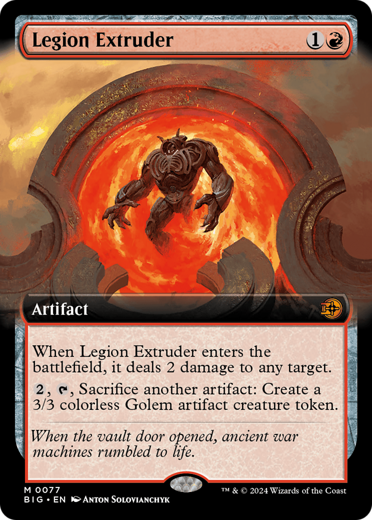 Legion Extruder (Extended Art) [Outlaws of Thunder Junction: The Big Score] | Webway Games