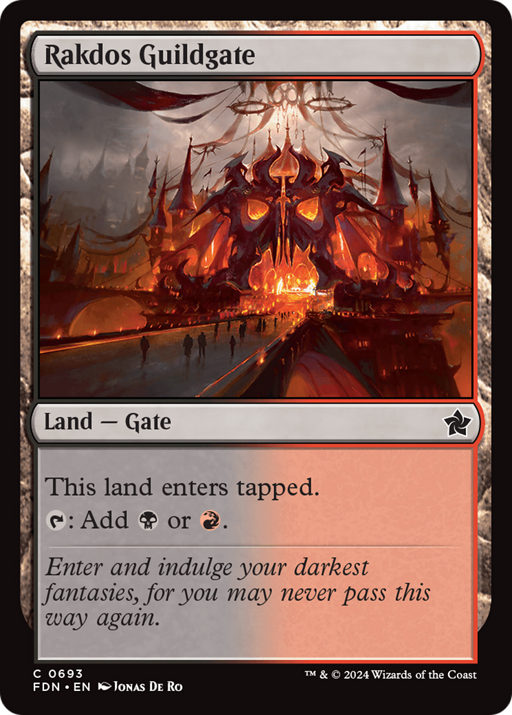 Rakdos Guildgate [Foundations] | Webway Games