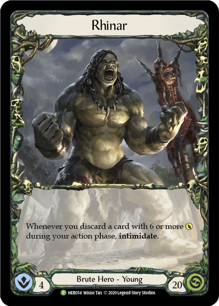 Rhinar [HER054] (Promo)  Cold Foil | Webway Games