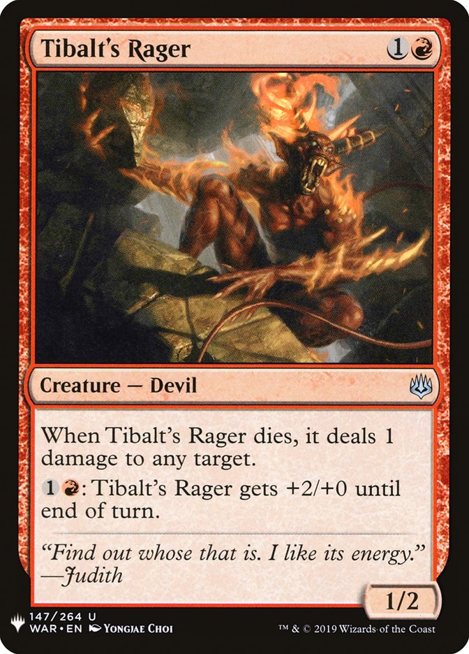 Tibalt's Rager [Mystery Booster] | Webway Games