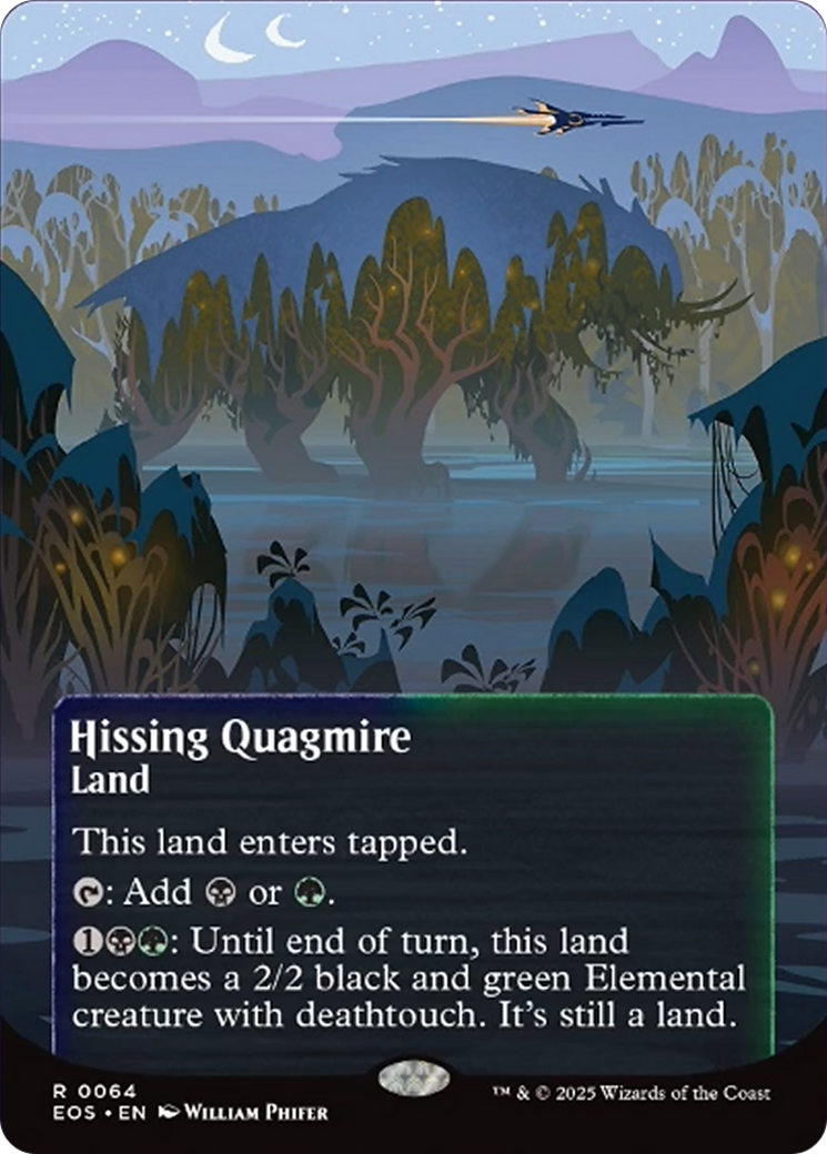 Hissing Quagmire (0064) (Borderless) [Edge of Eternities: Stellar Sights] | Webway Games