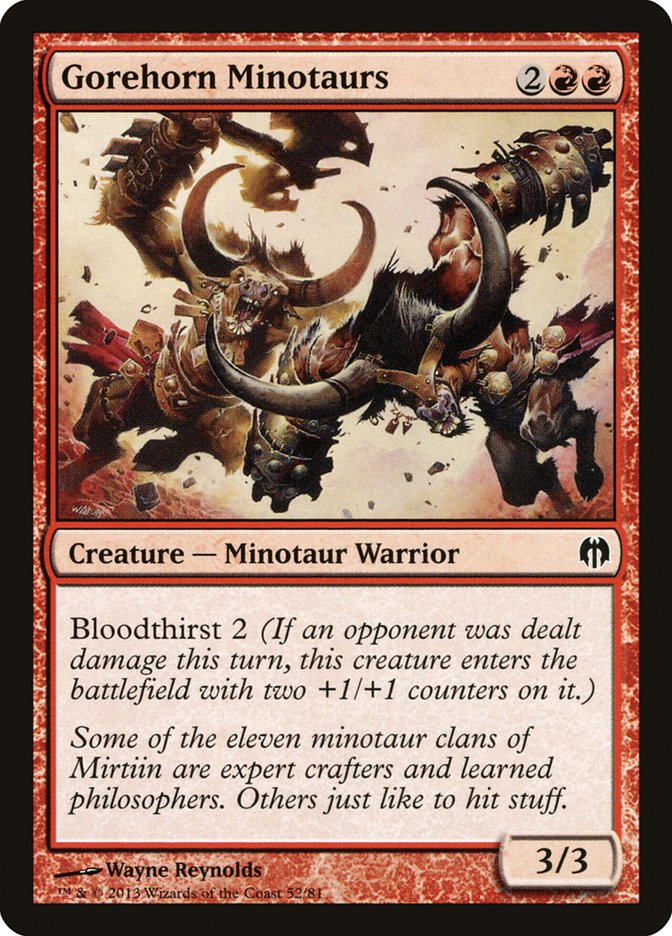 Gorehorn Minotaurs [Duel Decks: Heroes vs. Monsters] | Webway Games