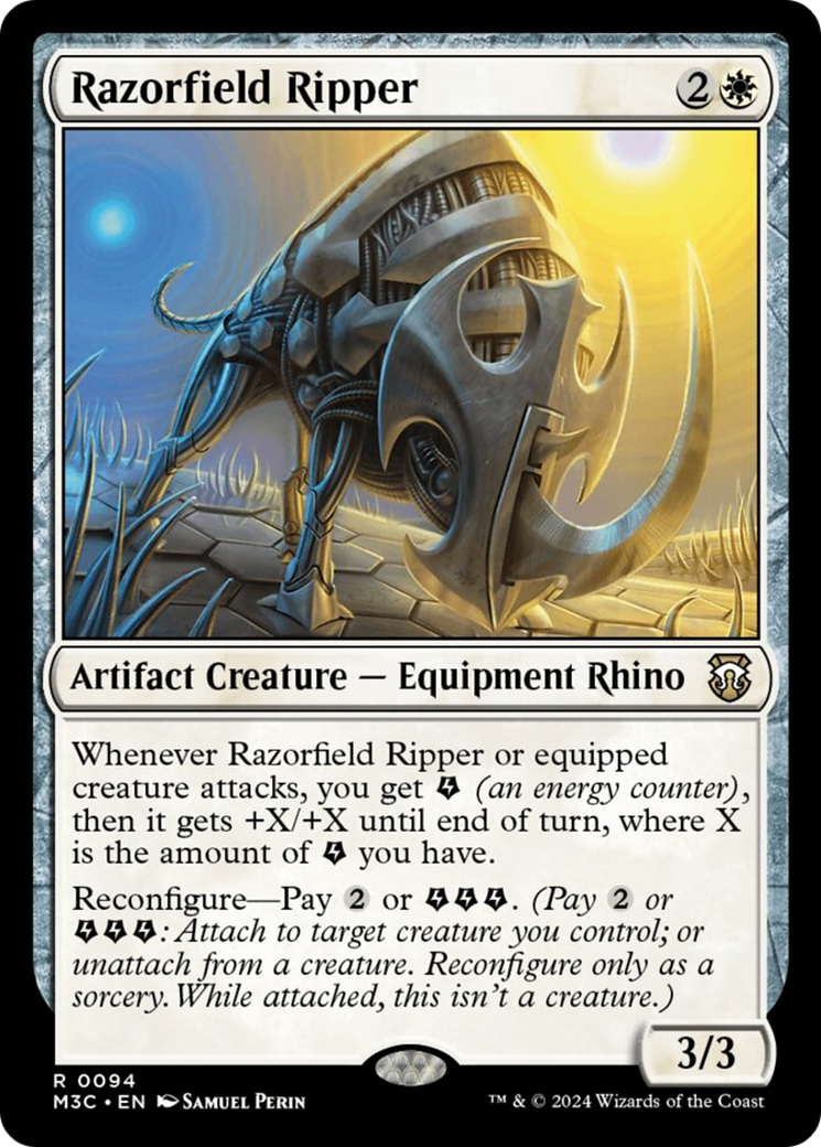 Razorfield Ripper [Modern Horizons 3 Commander] | Webway Games