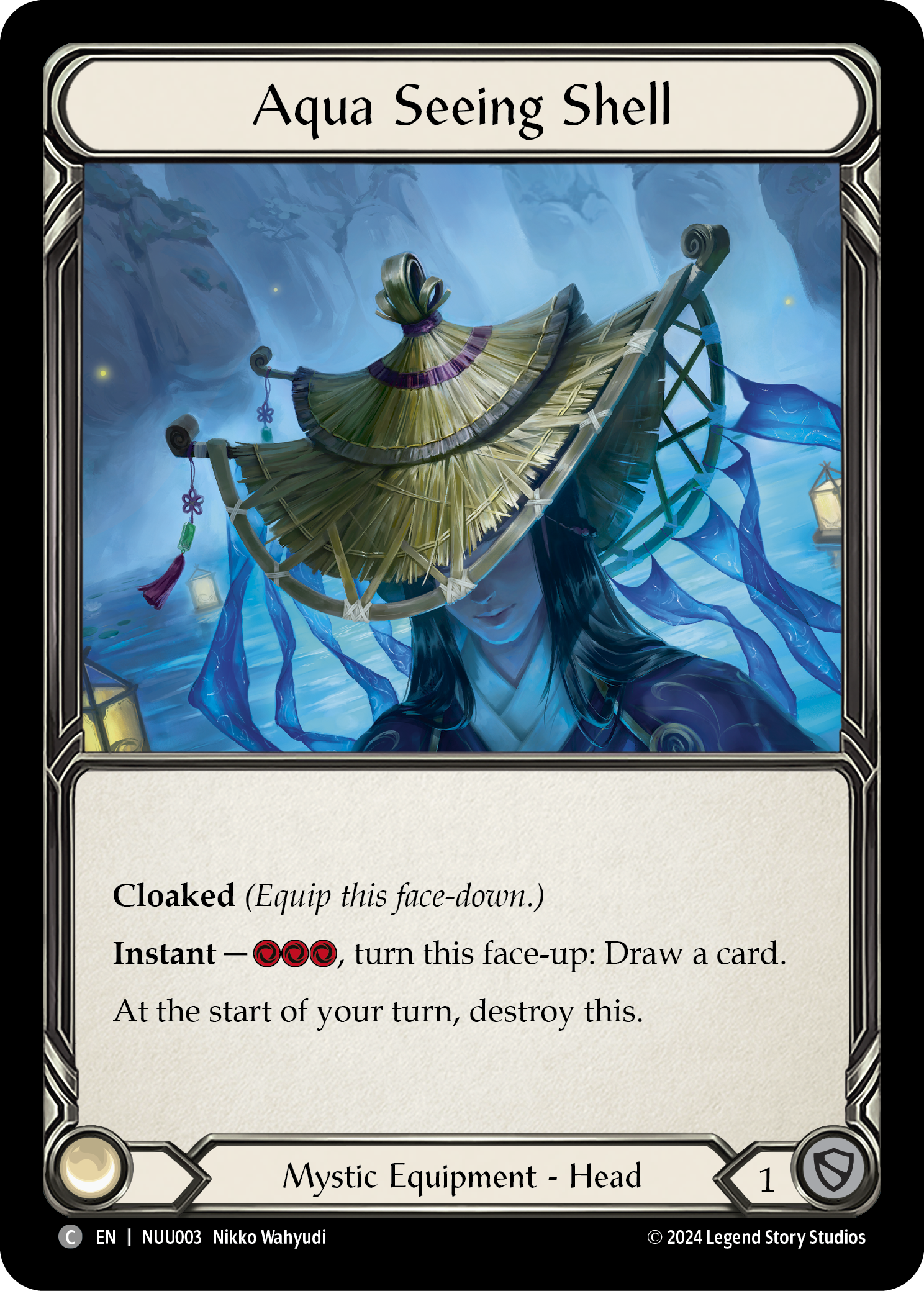Aqua Seeing Shell [NUU003] (Part the Mistveil Nuu Blitz Deck) | Webway Games