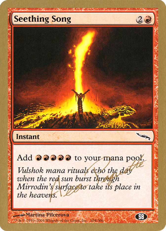 Seething Song (Aeo Paquette) (SB) [World Championship Decks 2004] | Webway Games
