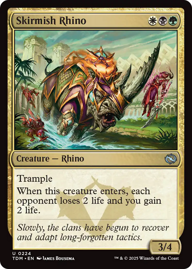 Skirmish Rhino (224) [Tarkir: Dragonstorm] | Webway Games