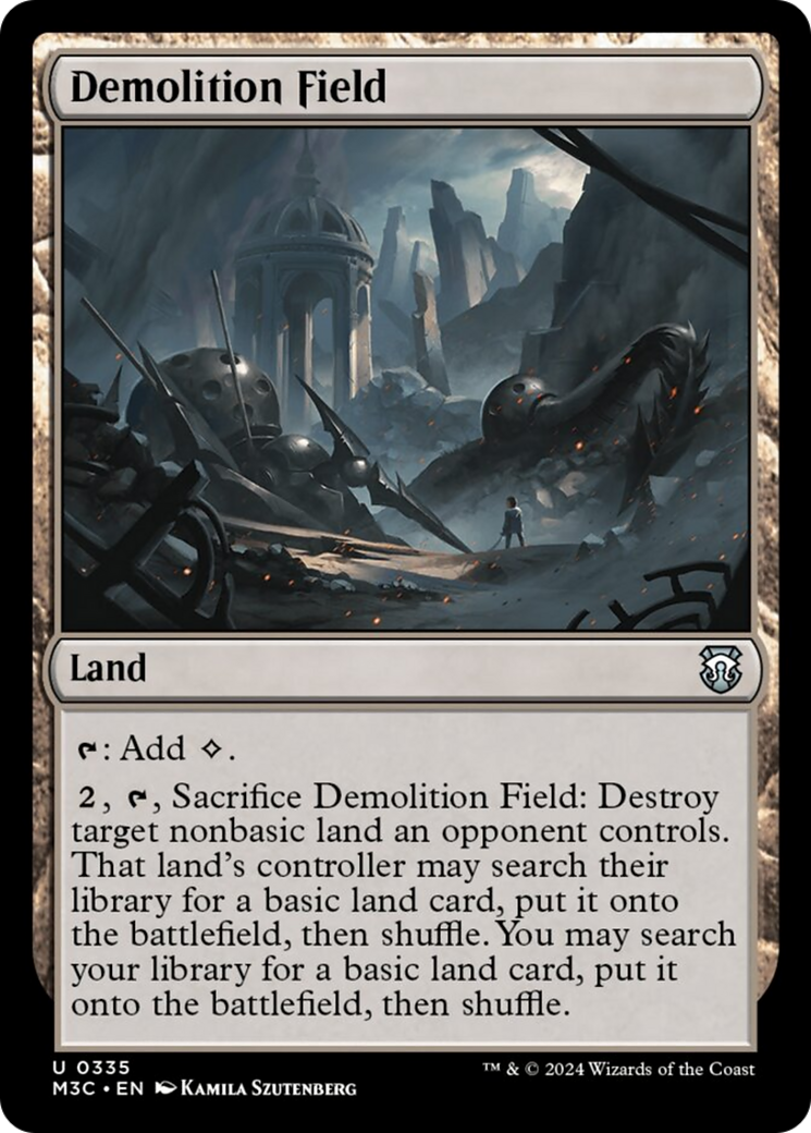 Demolition Field [Modern Horizons 3 Commander] | Webway Games