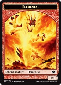 Elemental (008) // Rhino (013) Double-Sided Token [Modern Horizons Tokens] | Webway Games