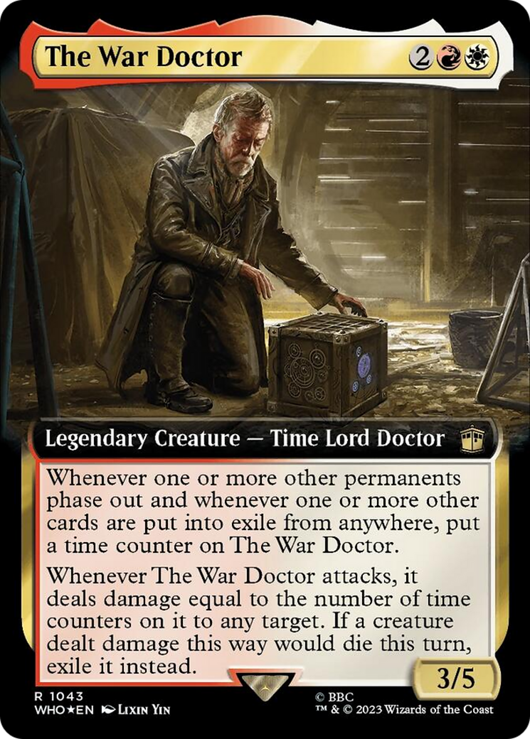 The War Doctor (Extended Art) (Surge Foil) [Doctor Who] | Webway Games
