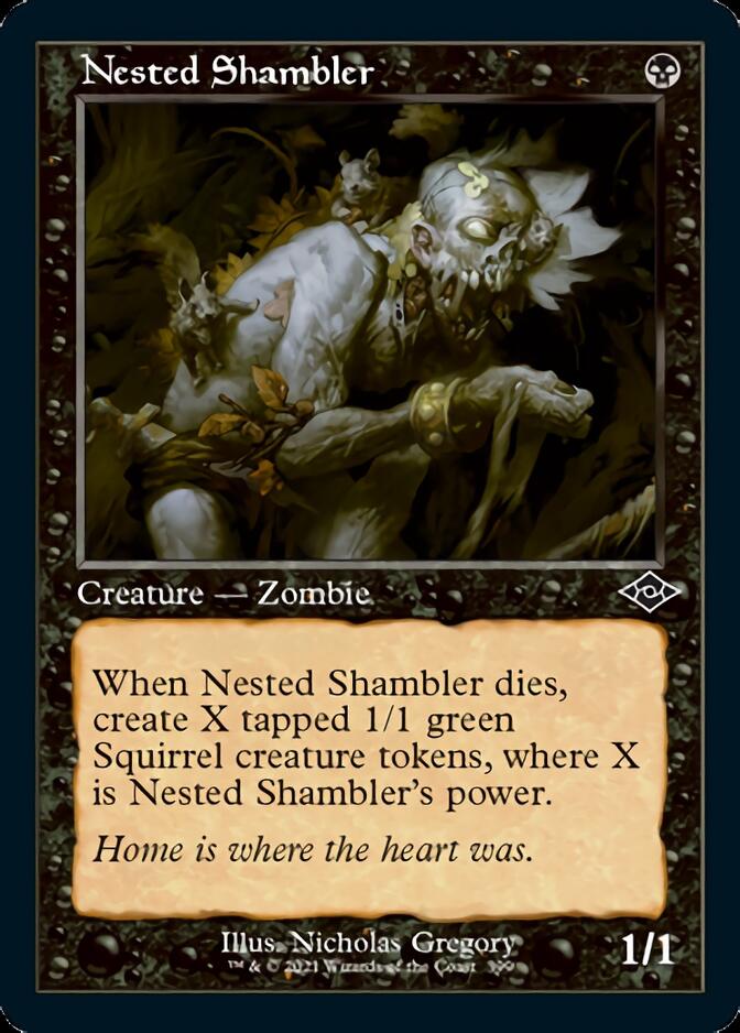 Nested Shambler (Retro Foil Etched) [Modern Horizons 2] | Webway Games