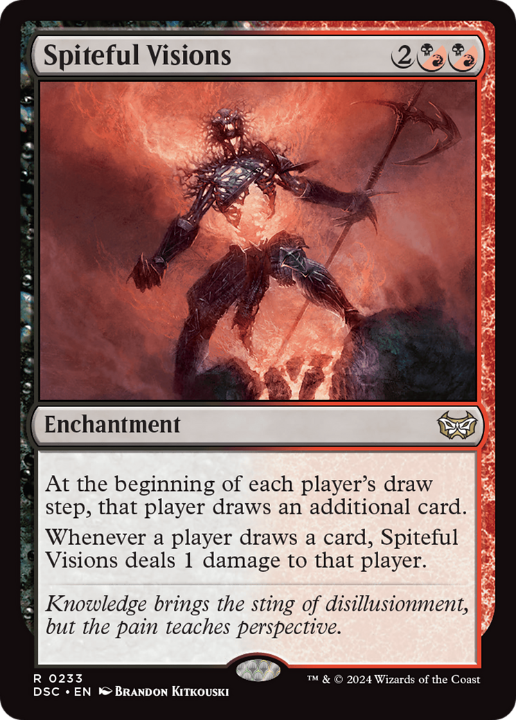 Spiteful Visions [Duskmourn: House of Horror Commander] | Webway Games