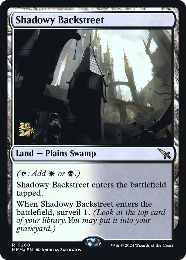 Shadowy Backstreet [Murders at Karlov Manor Prerelease Promos] | Webway Games
