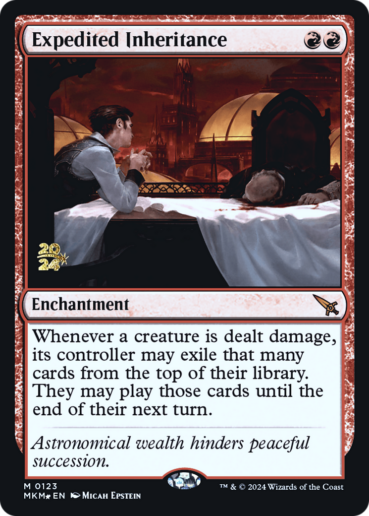Expedited Inheritance [Murders at Karlov Manor Prerelease Promos] | Webway Games