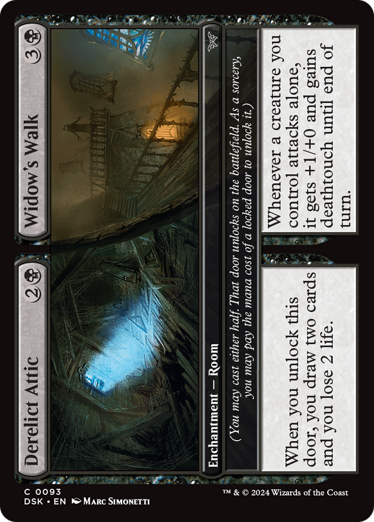 Derelict Attic // Widow's Walk [Duskmourn: House of Horror] | Webway Games