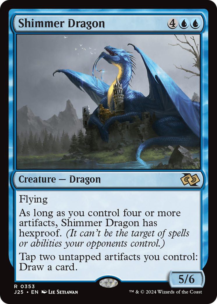 Shimmer Dragon [Foundations Jumpstart] | Webway Games