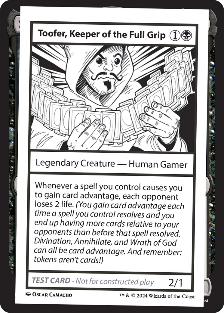 Toofer, Keeper of the Full Grip [Mystery Booster 2 Playtest Cards] | Webway Games