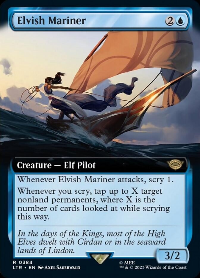 Elvish Mariner (Extended Art) [The Lord of the Rings: Tales of Middle-Earth] | Webway Games