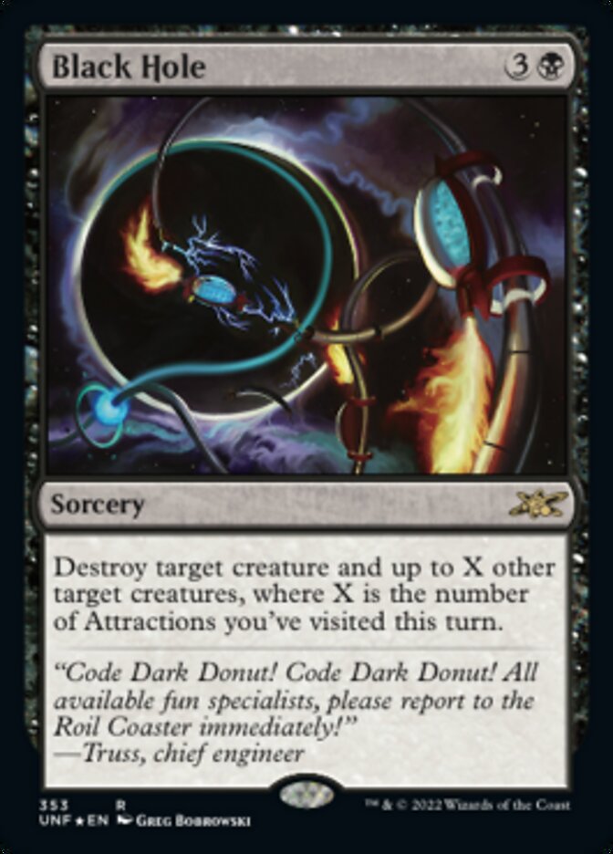 Black Hole (Galaxy Foil) [Unfinity] | Webway Games