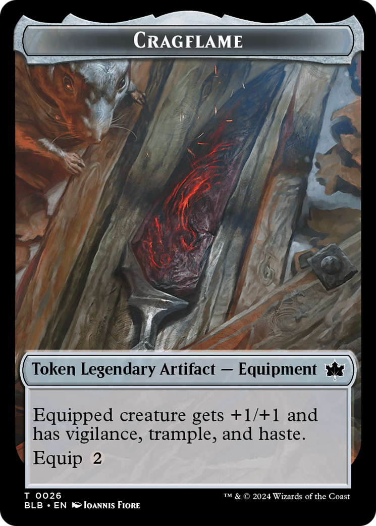 Cragflame // Starscape Cleric Double-Sided Token [Bloomburrow Tokens] | Webway Games