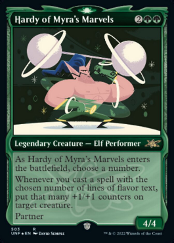 Hardy of Myra's Marvels (Showcase) (Galaxy Foil) [Unfinity] | Webway Games