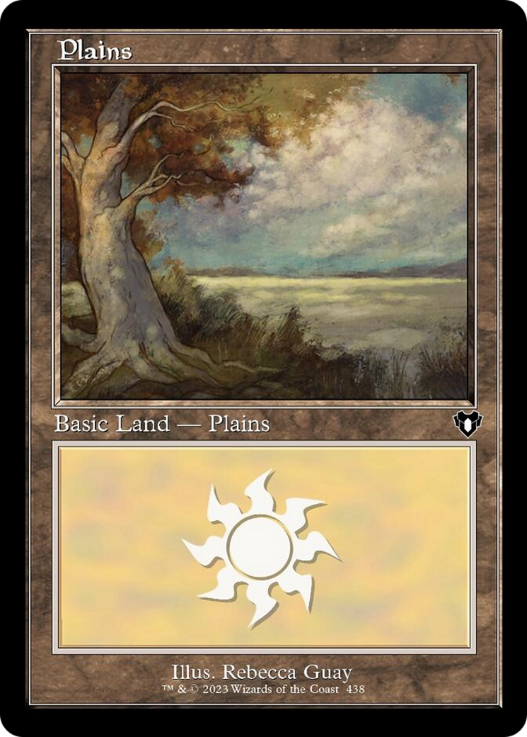 Plains (438) (Retro) [Commander Masters] | Webway Games