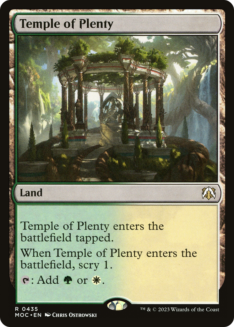 Temple of Plenty [March of the Machine Commander] | Webway Games