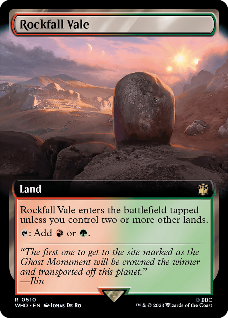 Rockfall Vale (Extended Art) [Doctor Who] | Webway Games