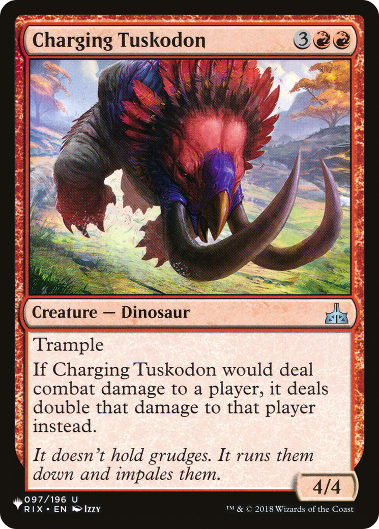 Charging Tuskodon [The List] | Webway Games