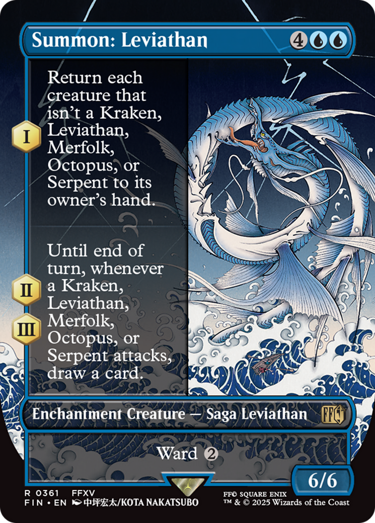 Summon: Leviathan (Borderless) [FINAL FANTASY] | Webway Games