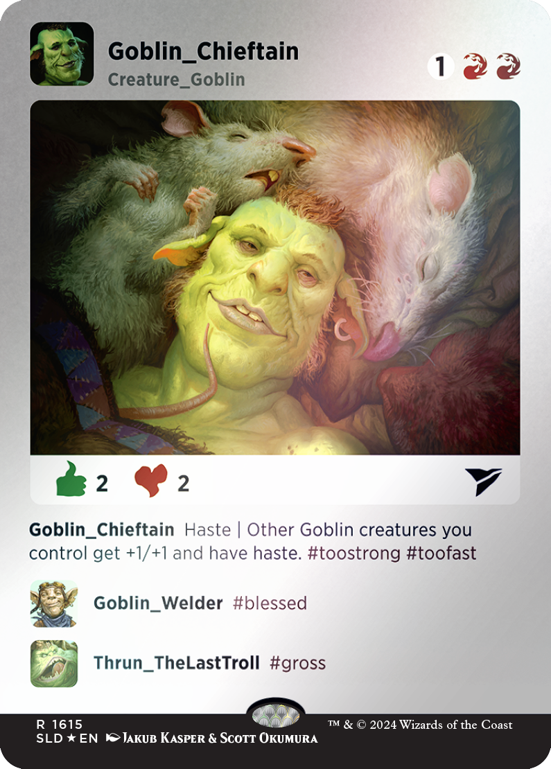 Goblin Chieftain (Rainbow Foil) [Secret Lair Drop Series] | Webway Games