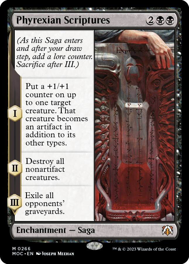 Phyrexian Scriptures [March of the Machine Commander] | Webway Games