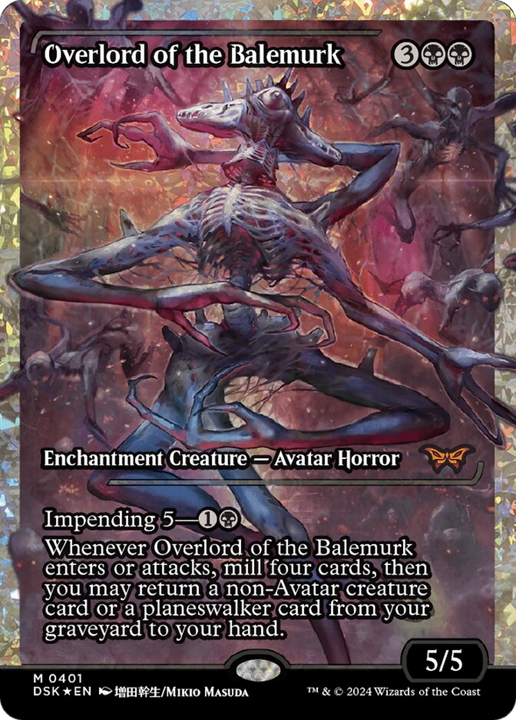 Overlord of the Balemurk (Japan Showcase Fracture Foil) [Duskmourn: House of Horror] | Webway Games