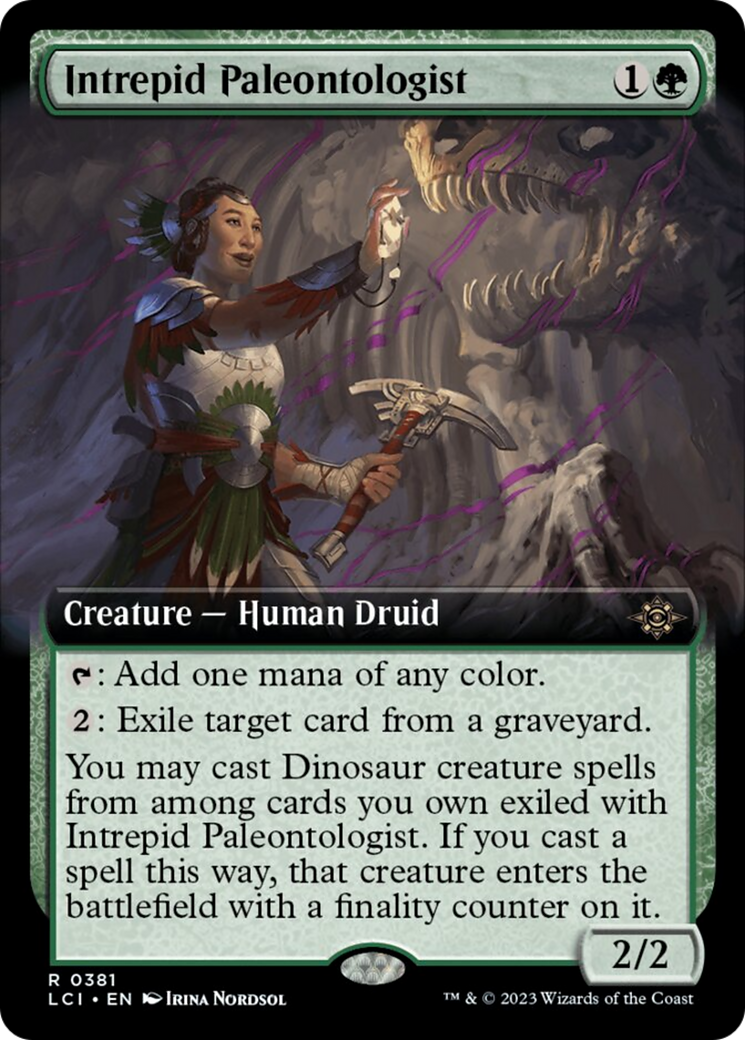 Intrepid Paleontologist (Extended Art) [The Lost Caverns of Ixalan] | Webway Games